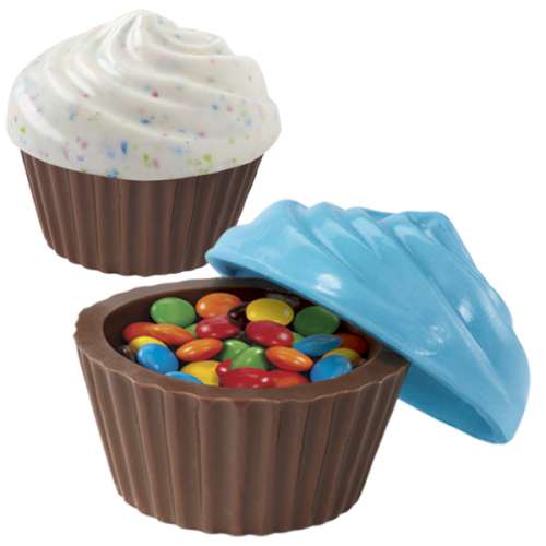3D Cupcake Container Chocolate Mould - Click Image to Close